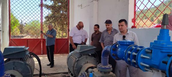 زيارة ميدانية إلى محطة معالجة المياه في ولاية المدية.