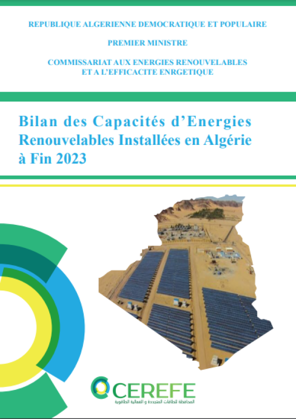 تنشر المحافظة تقرير حصيلة الإنجازات في مجال الطاقات المتجددة في الجزائر لعام 2023.