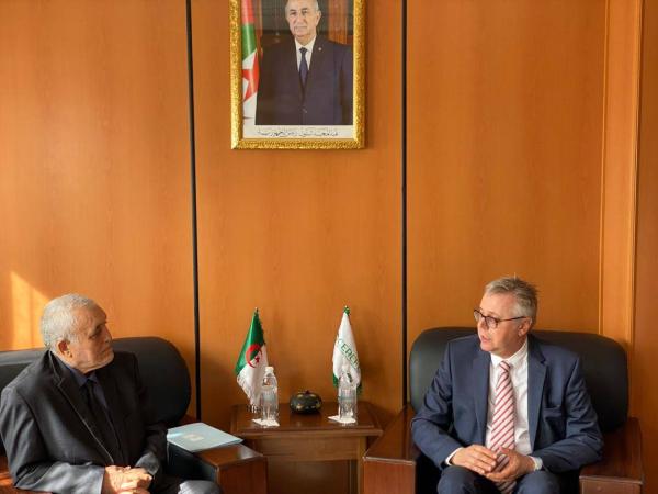 السيد الأمين العام يستقبل سعادة سفير مملكة السويد بالجزائر