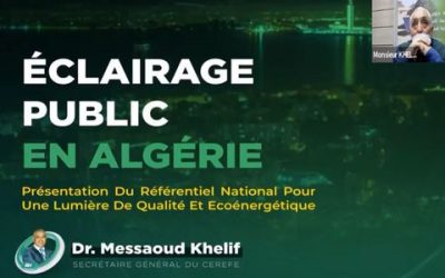 Shams Djazair Academy diffuse une conférence  avec Dr Massoud Khalif sur l’éclairage public en Algérie