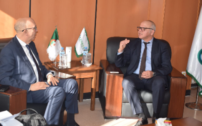 Le Commissaire du CEREFE a reçu M. Husam Mohamed Beides, Chef de la Division Énergie pour la Région Moyen-Orient et Afrique du Nord (MENA) de la Banque mondiale