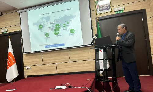 Docteur Rabah Sellami a participé  à la conférence avec une présentation sur l’hydrogène vert